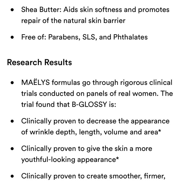 Maelys B-Glossy Smoothing Body Serum 🦵🏼💪🏼  NEW IN BOX B GLOSSY - Picture 11 of 12